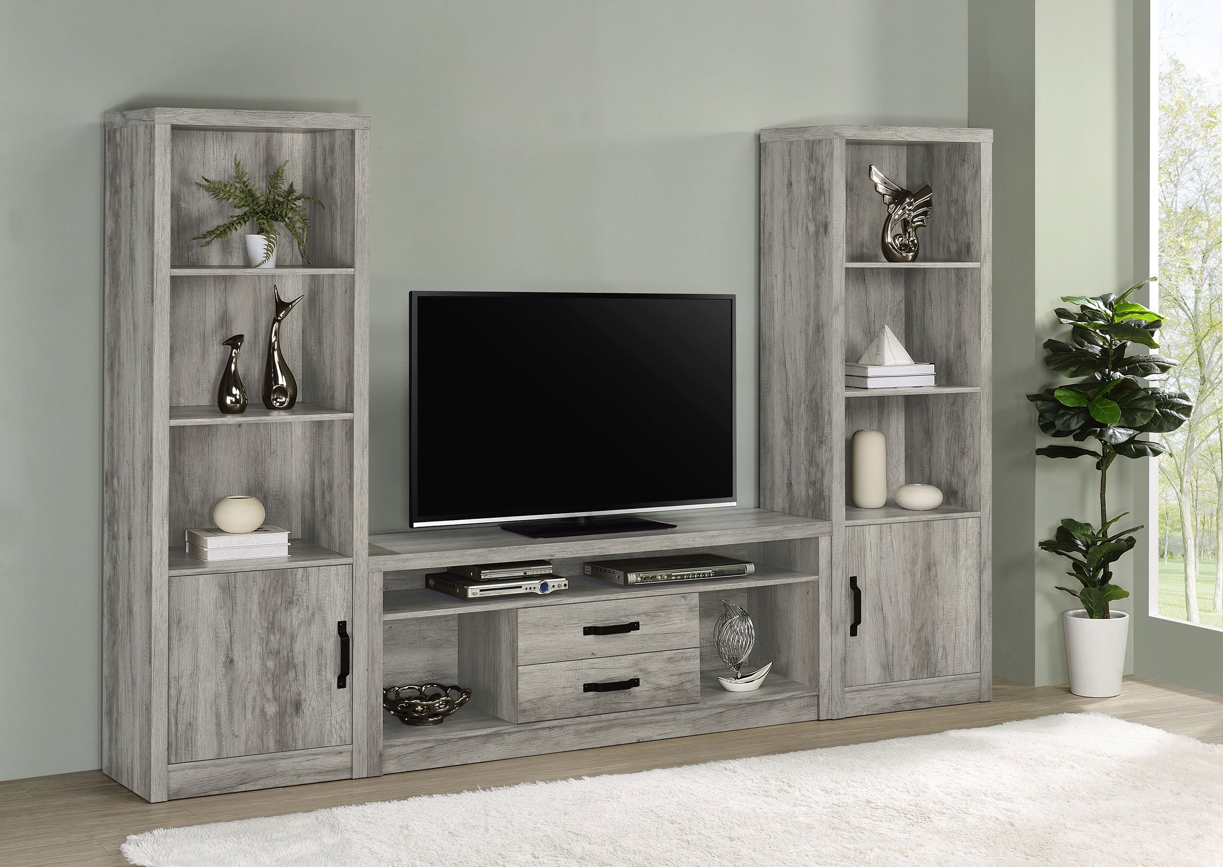 Burke 3-piece 59" TV Entertainment Center