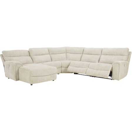 5-Piece Power Reclining Sectional