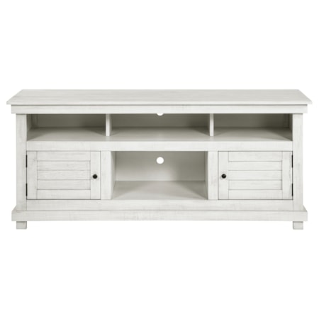 STEWART WHITE 60&quot; TV STAND |