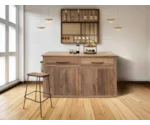 Direct Design Company Natural Parota Kitchen Island