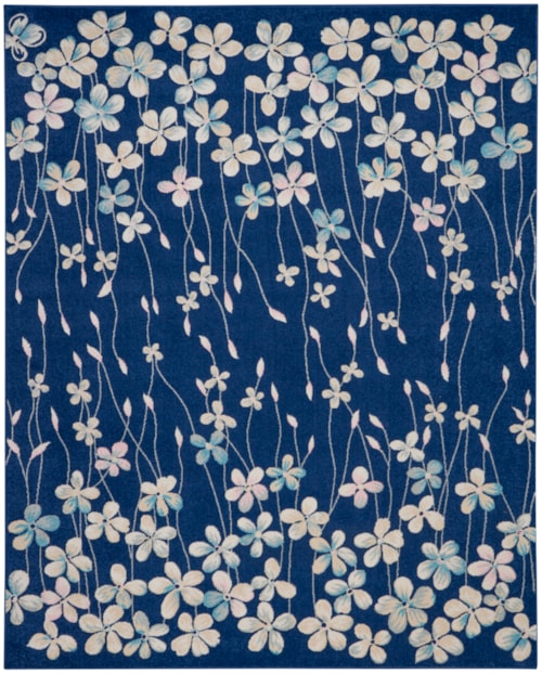 8' x 10' Navy Rectangle Rug