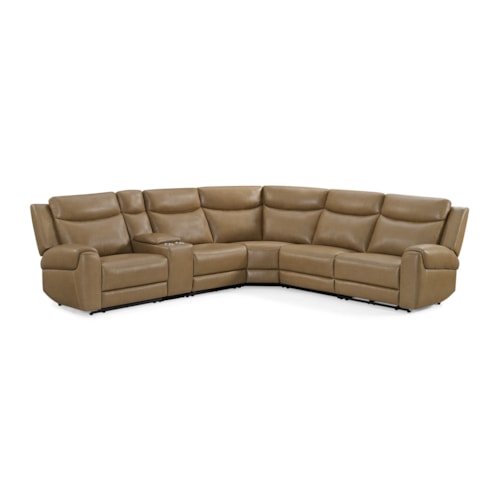 Casual Zero Gravity 6-Piece Power Reclining Sectional Sofa with Heat, Massage and Power Lumbar