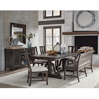 6-Piece Dining Set w/ Bench