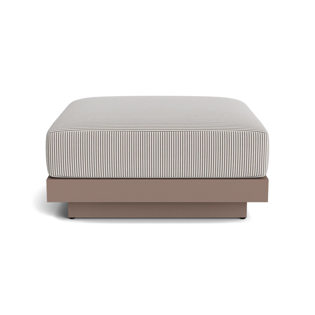 Square Accent Ottoman w/Plinth Base