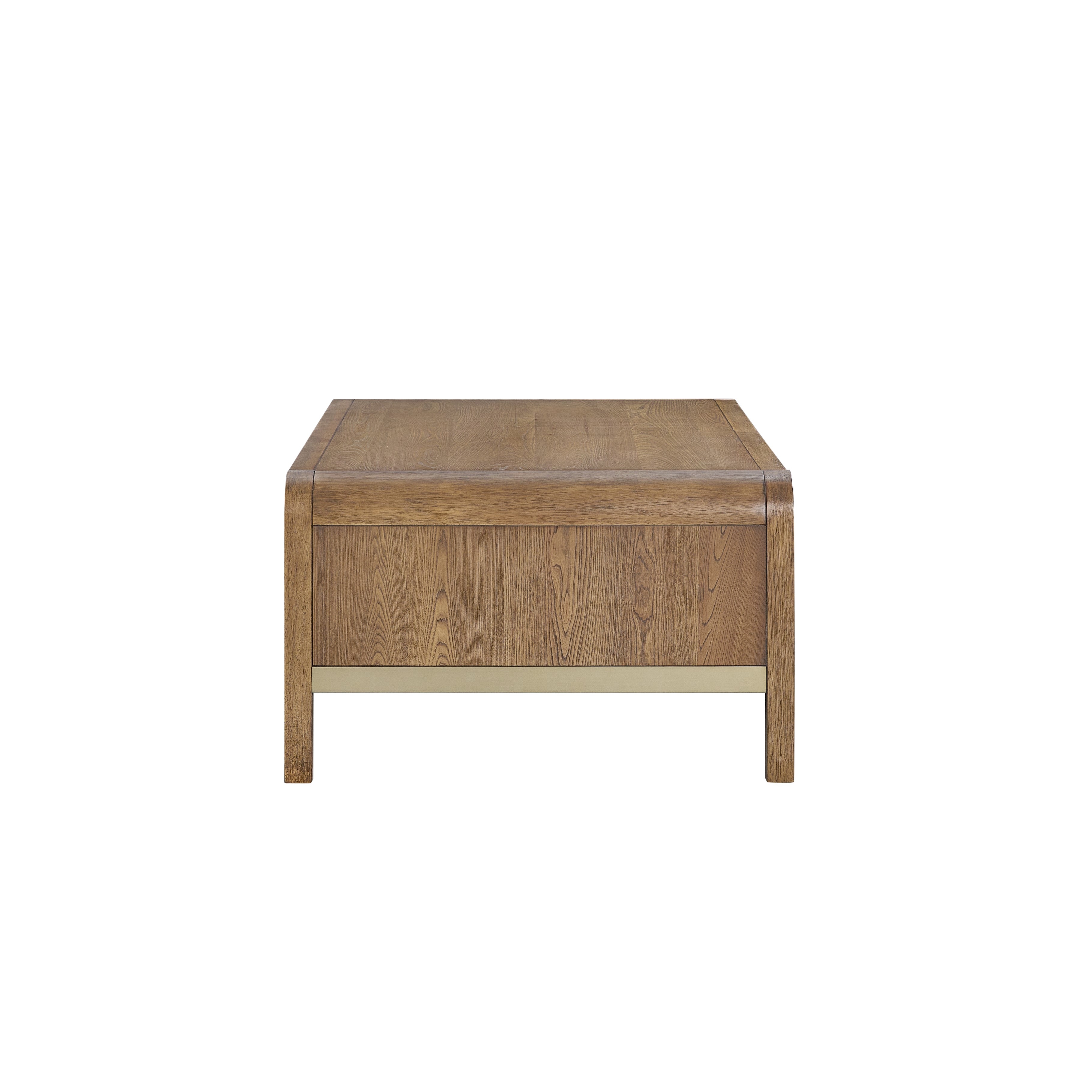 Waterfall Cocktail Table w/Lower Shelf