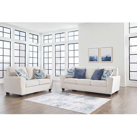 Contemporary 2-Piece Living Room Set