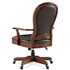Riverside Furniture Clinton Hill Round Back Leather Desk Chair