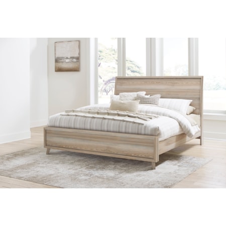 King Panel Bed