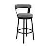 Armen Living Bryant Swivel Barstool