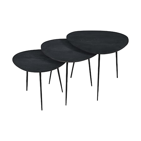 Nesting Table - Set of 3 - Black