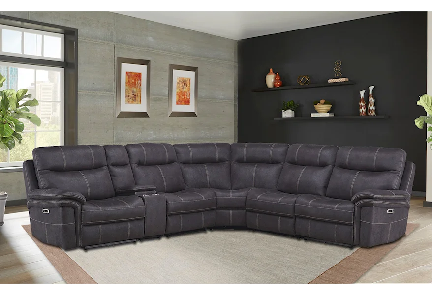 Mason - Charcoal Sectional Sectional by Paramount Living at Reeds Furniture