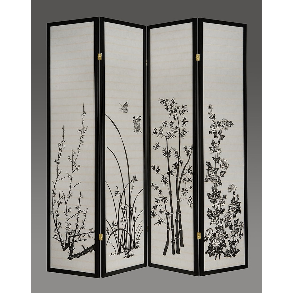 Milton Greens Stars Room Divider PRINT 4-PANEL ROOM DIVIDER WITH | PRINT ON W
