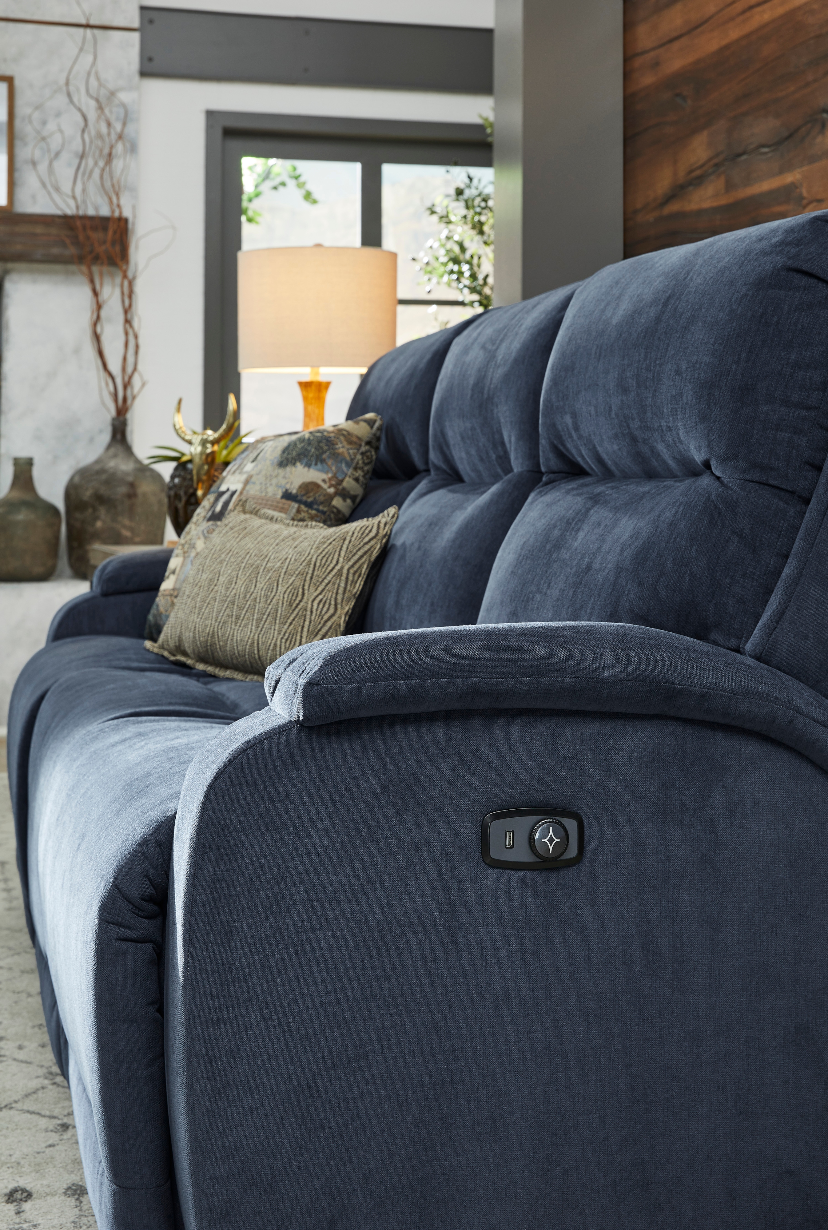 Best Home Furnishings Field & Stream Power Reclining Wall-Safe Sofa