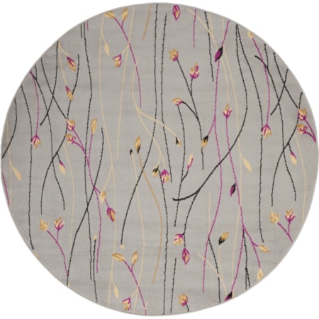 5'3" Round  Rug