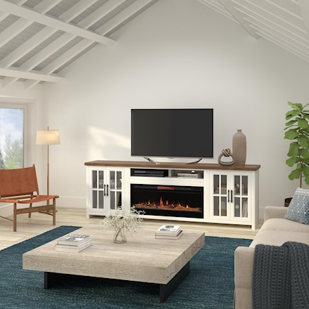 Fireplace TV Console