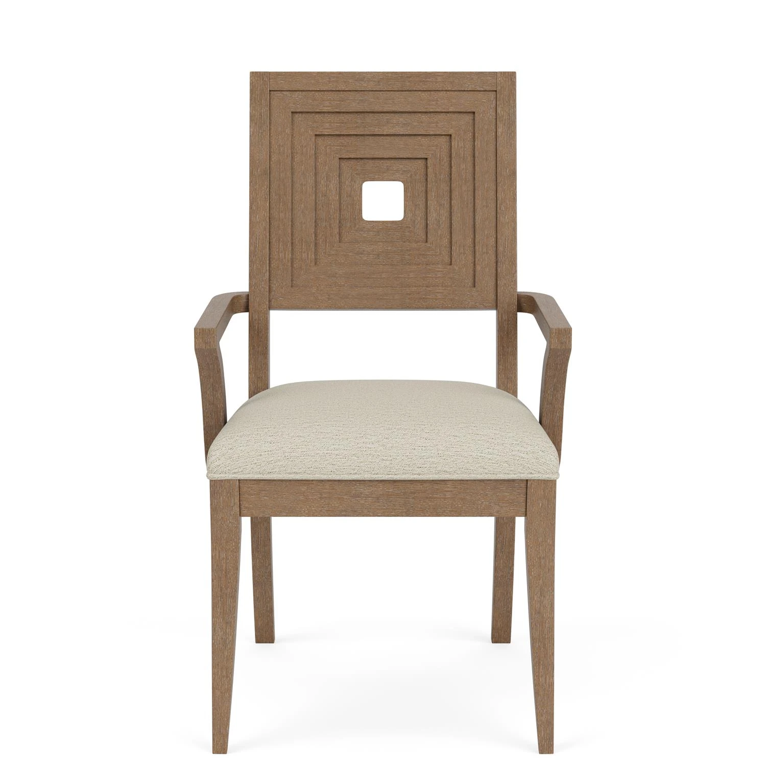Uph Wood Bk Arm Chair 2In