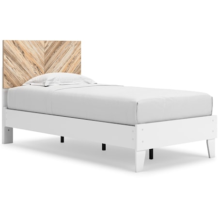 Twin Panel Platform Bed