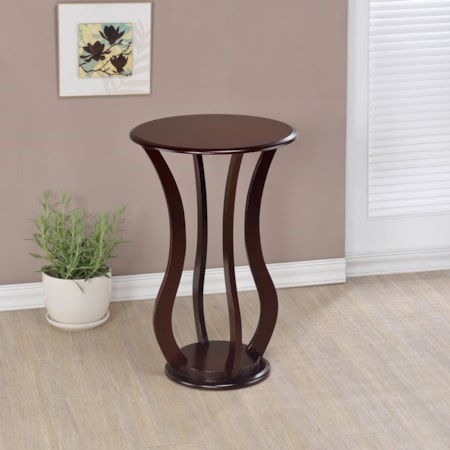 Elton Wood Top Accent Side Table