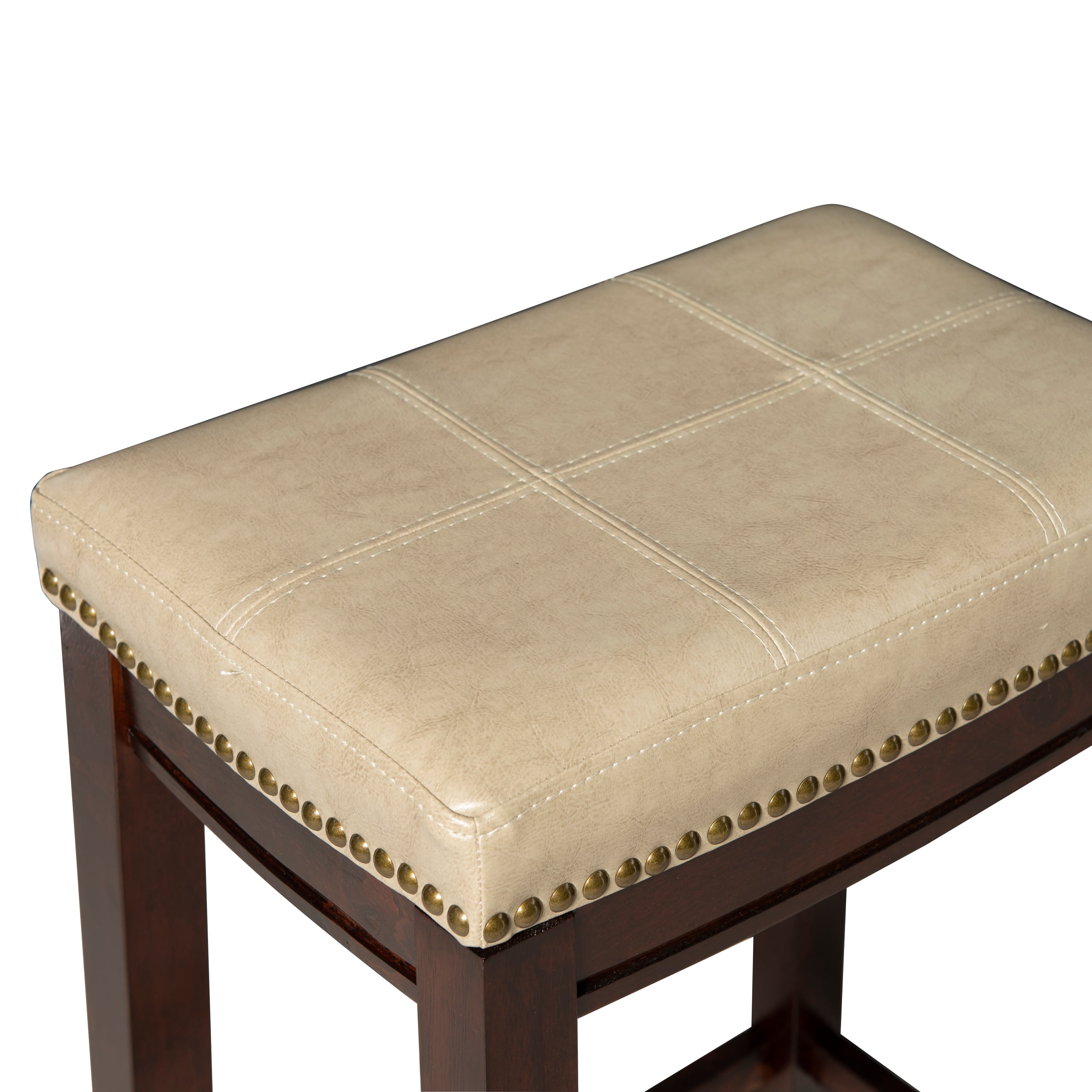 Linon Claridge Upholstered Counter Stool