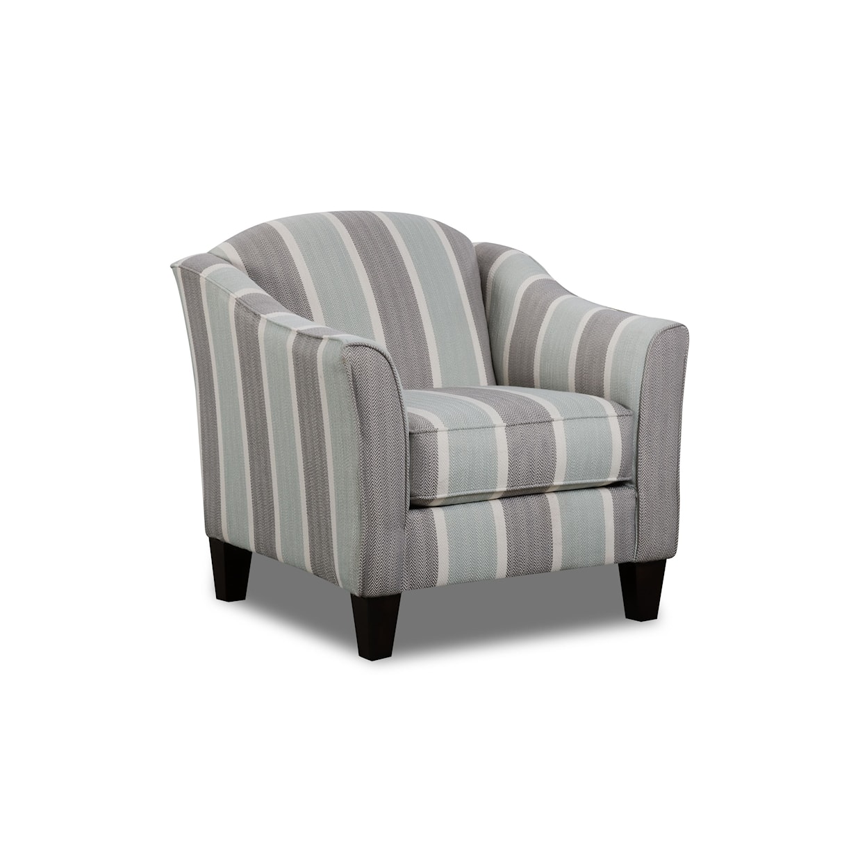 Behold Home 4990 Rome Accent Chair with Flared Arms 