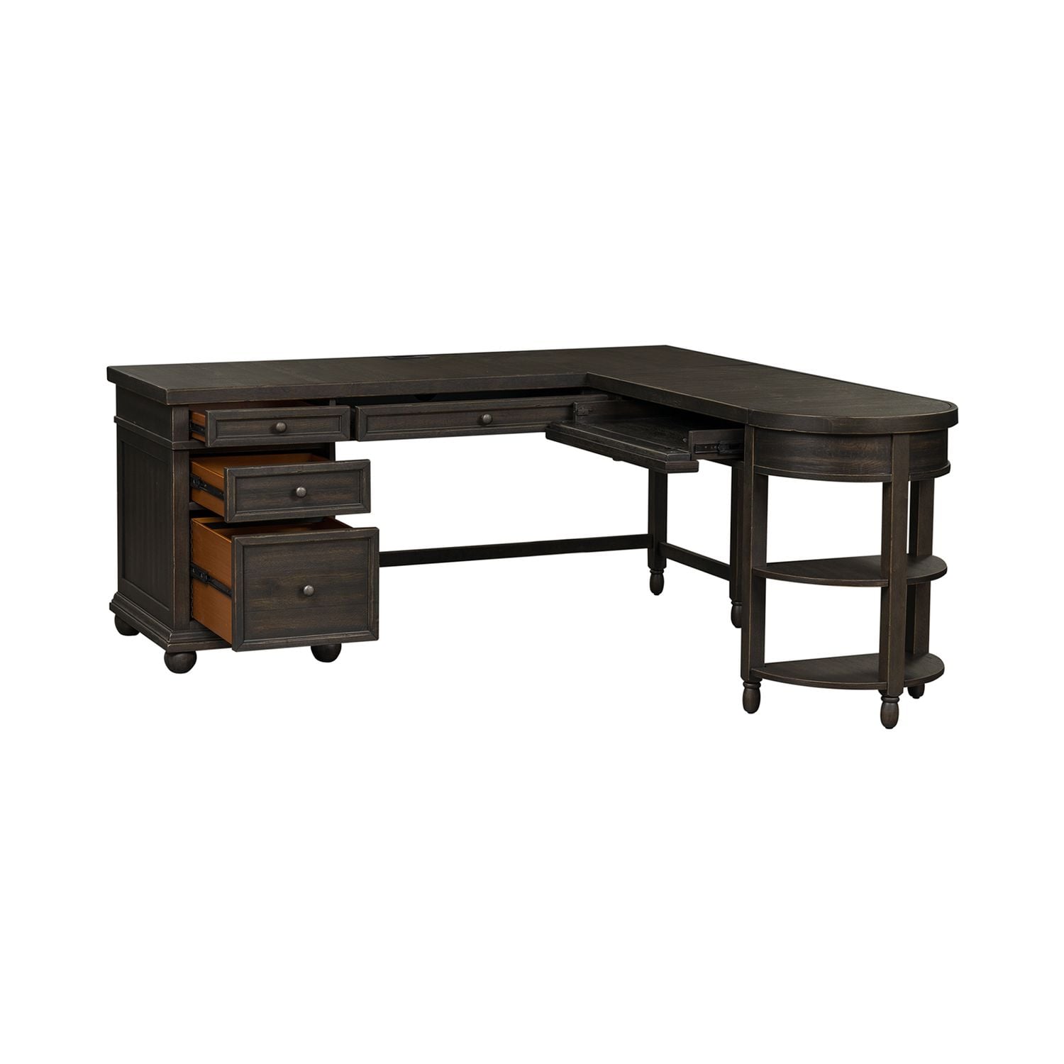 Liberty Furniture Harvest Home L-Shaped Desk Set