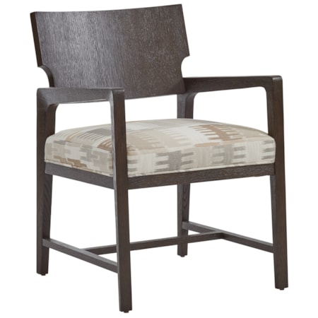 Highland Customizable Dining Arm Chair