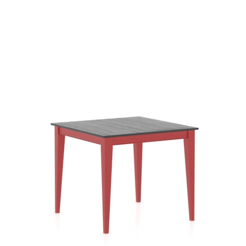 Transitional Customizable Square Counter Height Table
