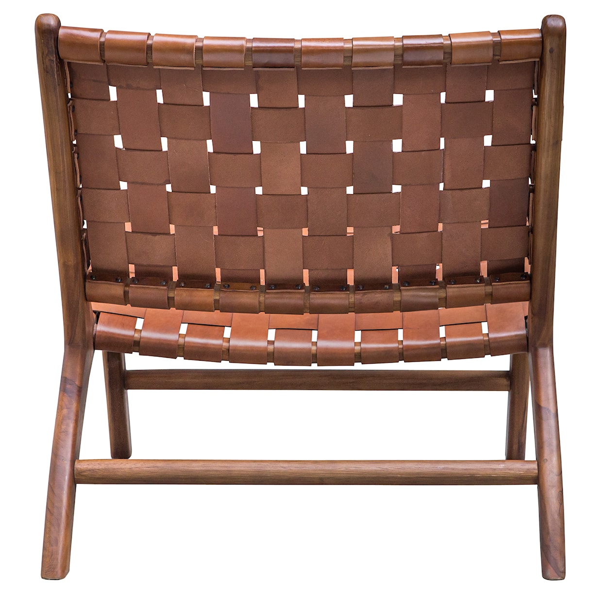 Uttermost Plait Plait Woven Leather Accent Chair