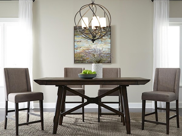 5-Piece Counter-Height Gathering Table Set