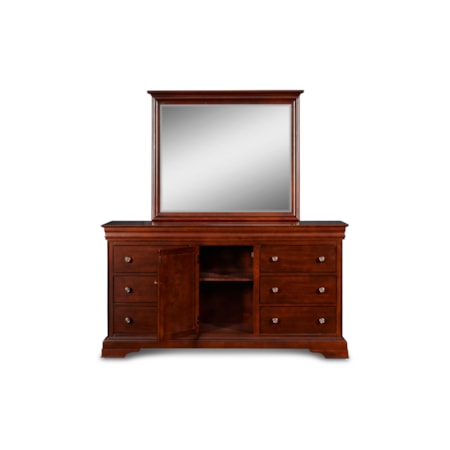 Dresser &amp; Mirror Set