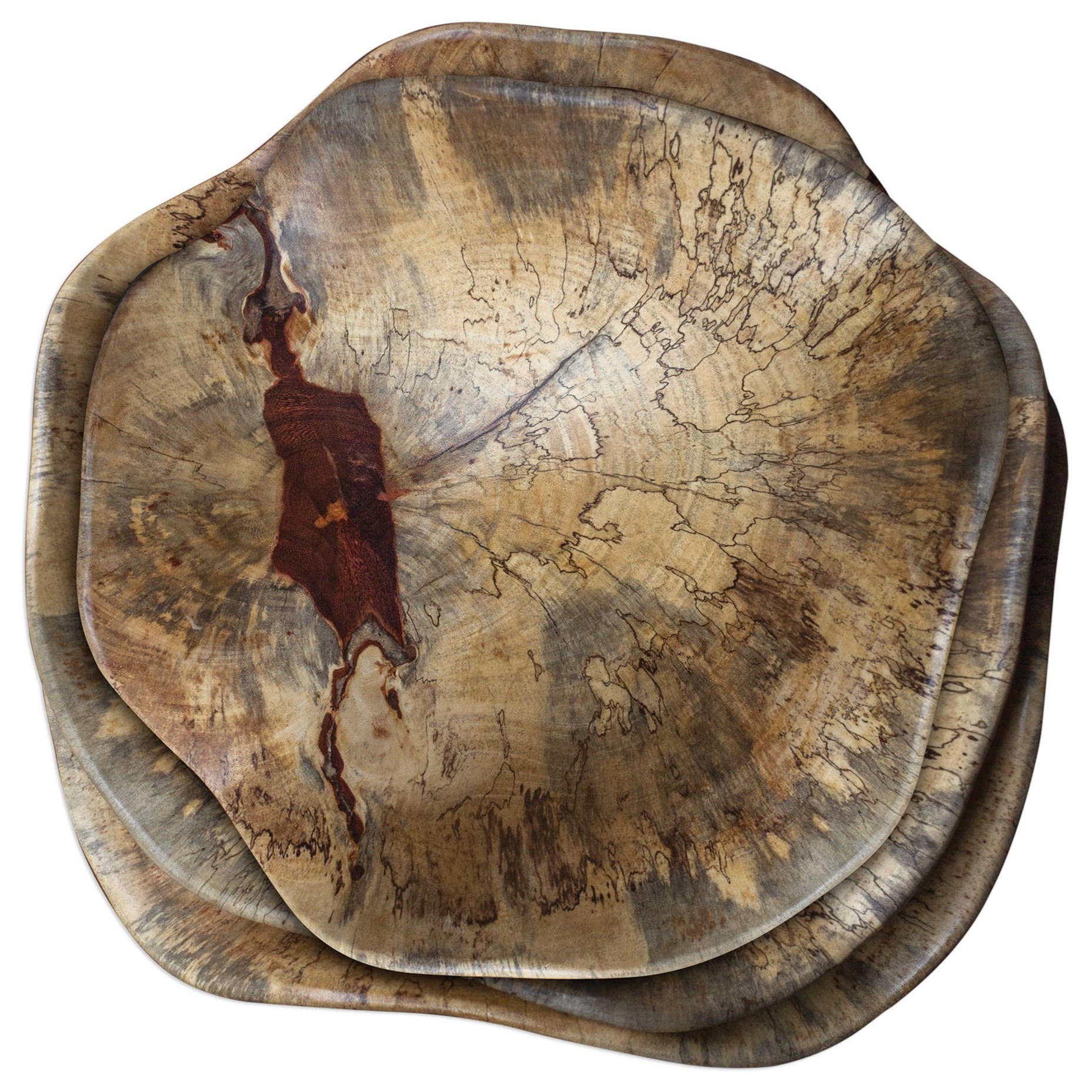 Uttermost Alternative Wall Decor Tamarine Wood Wall Art Set of 3