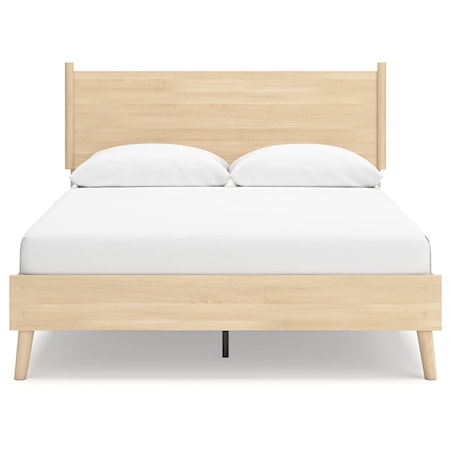 Queen Platform Panel Bed