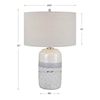 Uttermost Pinpoint Pinpoint Specked Table Lamp