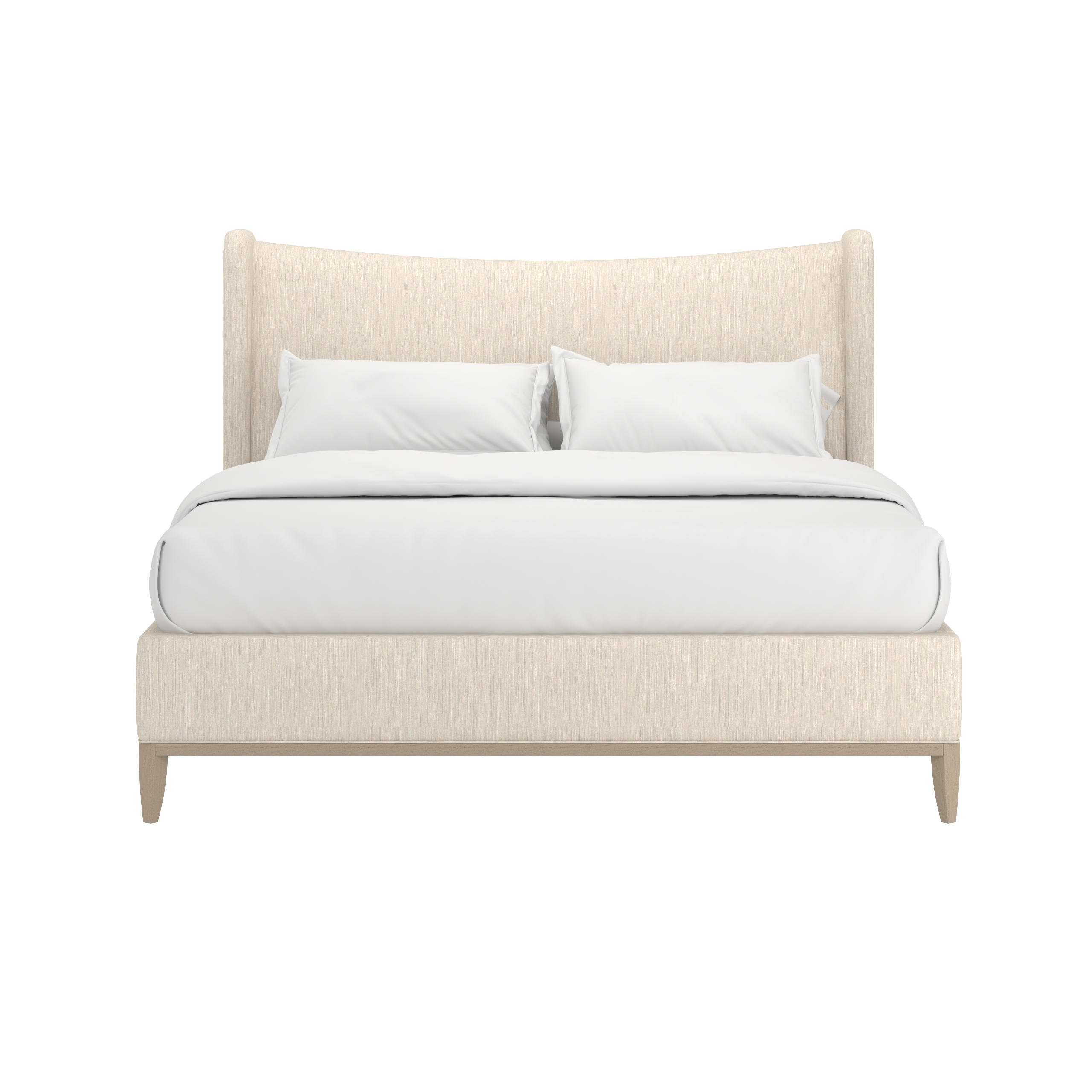 A.R.T. Furniture Inc Upholstered Bed Program Edwin King Wing Shelter