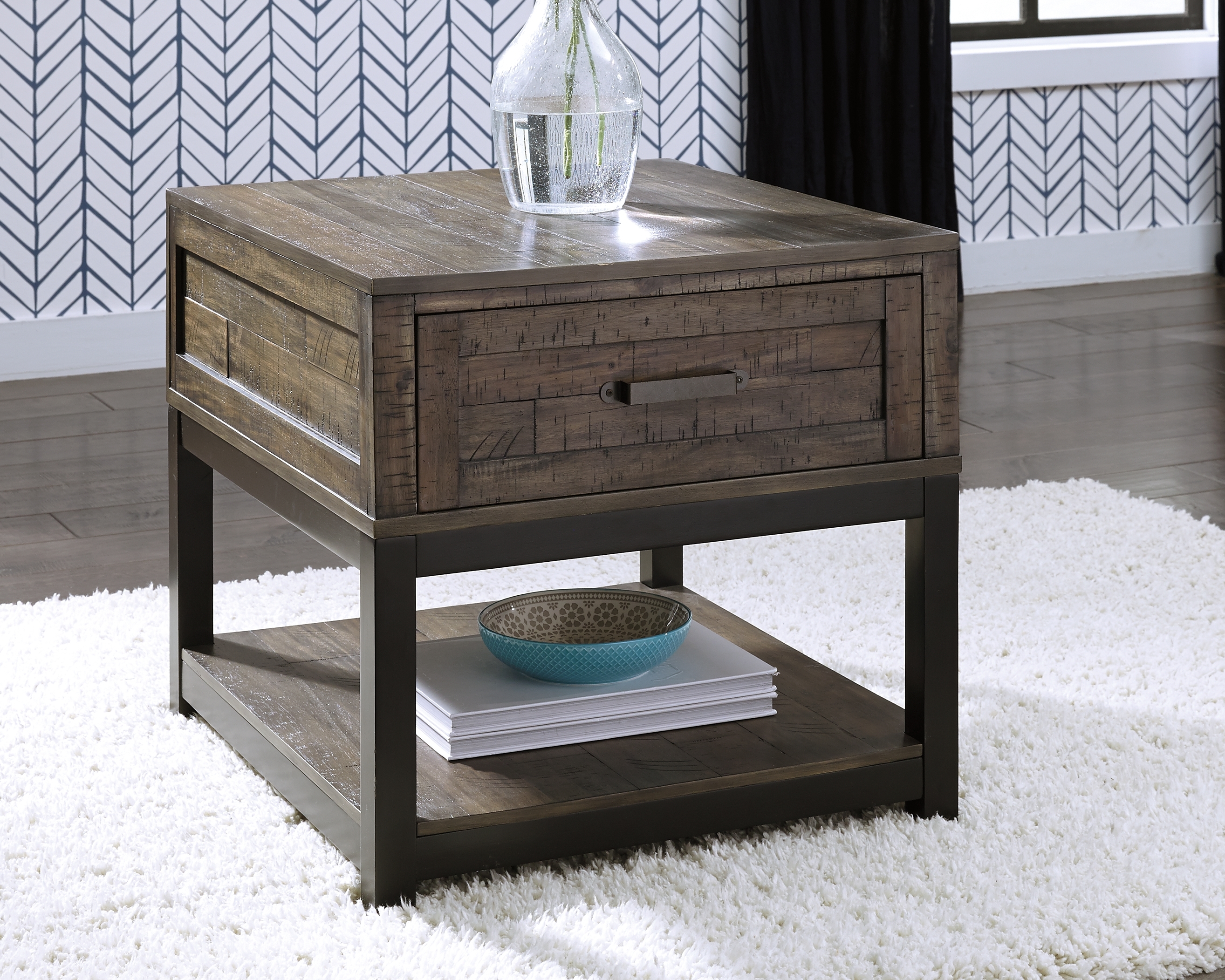 Signature Design by Ashley Johurst Rectangular End Table