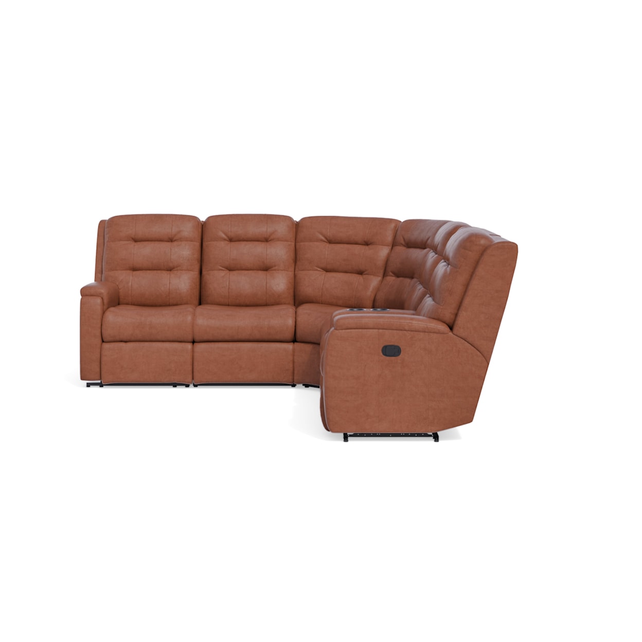 Flexsteel Arlo 6-Piece Power Headrest Reclining Sectional