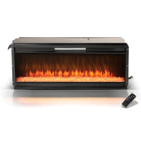 42" Crystal Fireplace Insert