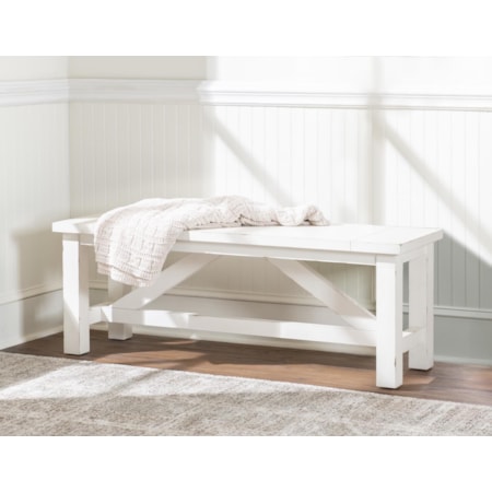 Wooden Bed Bench