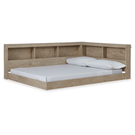 Full Bookcase Storage Bed