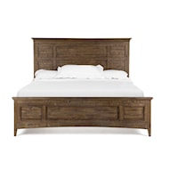 Traditional Queen Panel Bed with Regular Rails