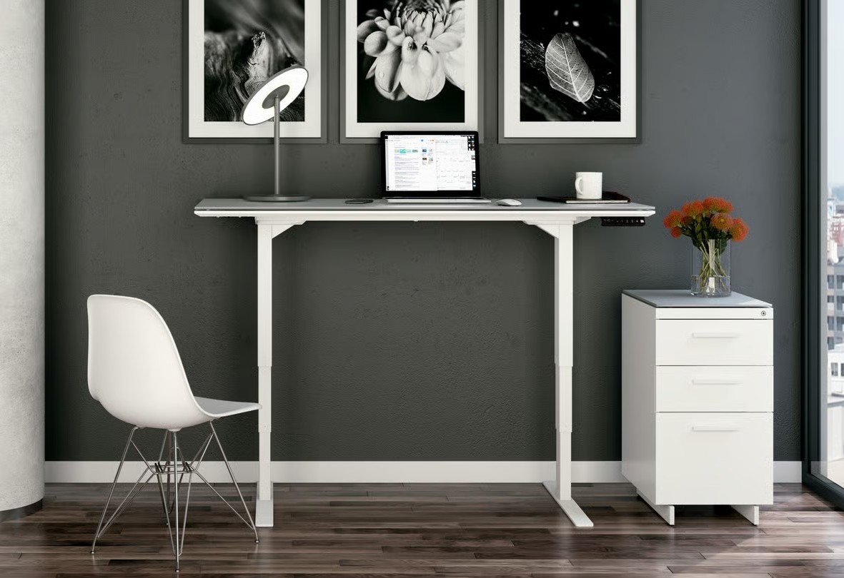 60" x 24" Modern Sit+Stand Desk