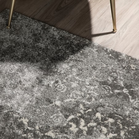 Grey 9'6"X13'2" Area Rug