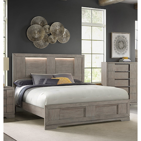 King Panel Bed