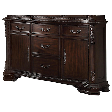 5-Drawer Bow Front Buffet