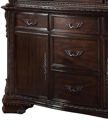 5-Drawer Bow Front Buffet