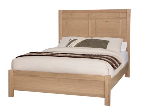 Farmhouse Queen Architectural Bed with American Craftsmanship