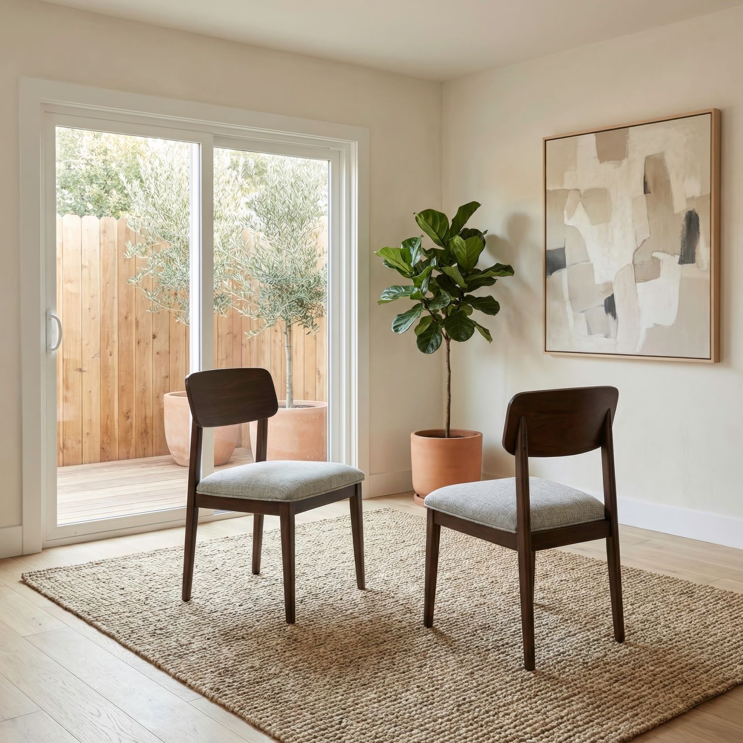 Panel-Back Dining Side Chair