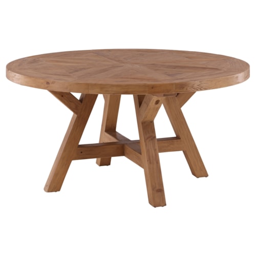 Rustic Round Dining Table
