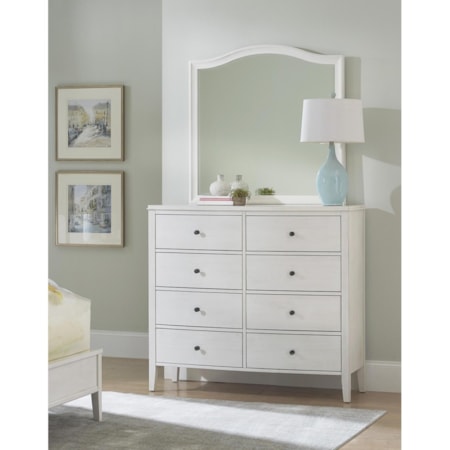 8 Drawer Chesser with Mirror