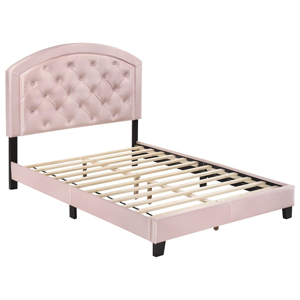 Crown Mark Gaby SHINY PINK FULL BED |